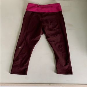 Cropped lululemon leggings